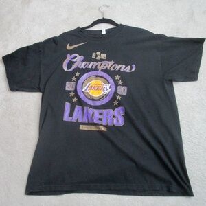 THE NIKE TEE Men's 2020 NBA Champions The Los Angeles Lakers Size XL Pre-owned